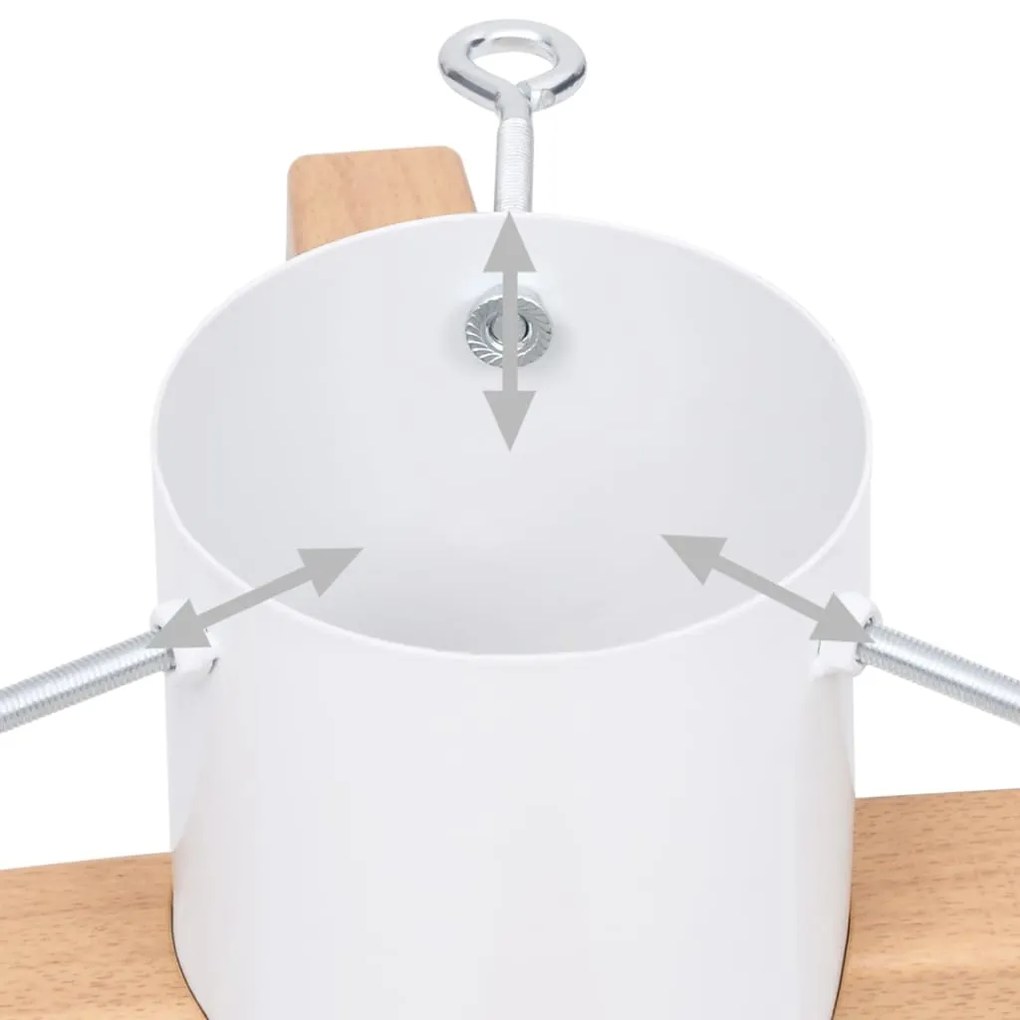 vidaXL Βάση Χριστουγεννιάτικου Δέντρου 55 x 55 x 15,5 εκ.