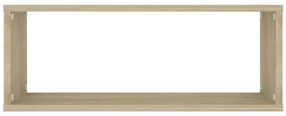 vidaXL Ράφια Κύβοι Τοίχου 6 τεμ. Sonoma Δρυς 60x15x23 εκ. Επεξ. Ξύλο