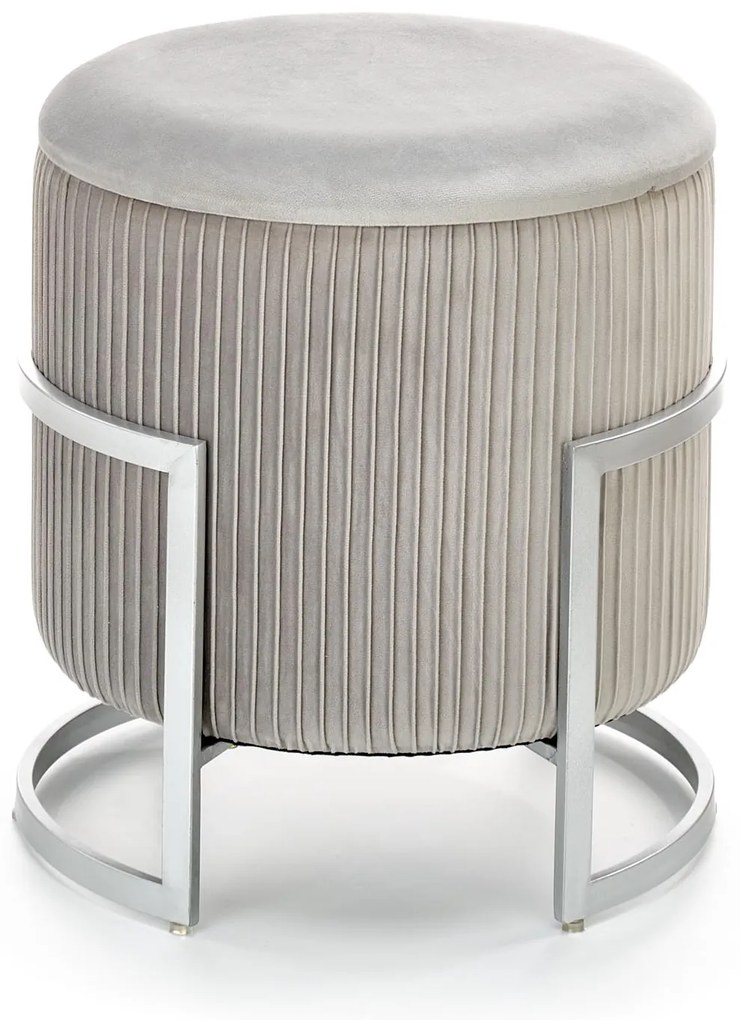 CRICKET pouffe color: light grey DIOMMI V-CH-CRICKET-PUFA-J.POPIEL