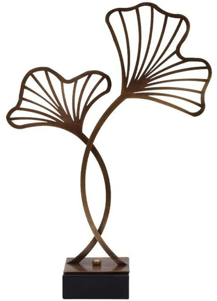 Διακοσμητικό Φύλλο Leafs 835-123-227 32x11x45cm Bronze Metal