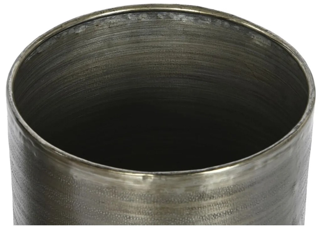 Σετ ζαρντινιέρων Home ESPRIT Χρυσό Ασημί Αλουμίνιο 34,5 x 36 x 63 cm