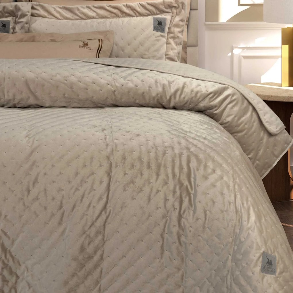 Σετ Κουβερτόριο King Size 240x250 3432 Μπεζ Σετ Κουβερλι με μαξιλαροθηκες