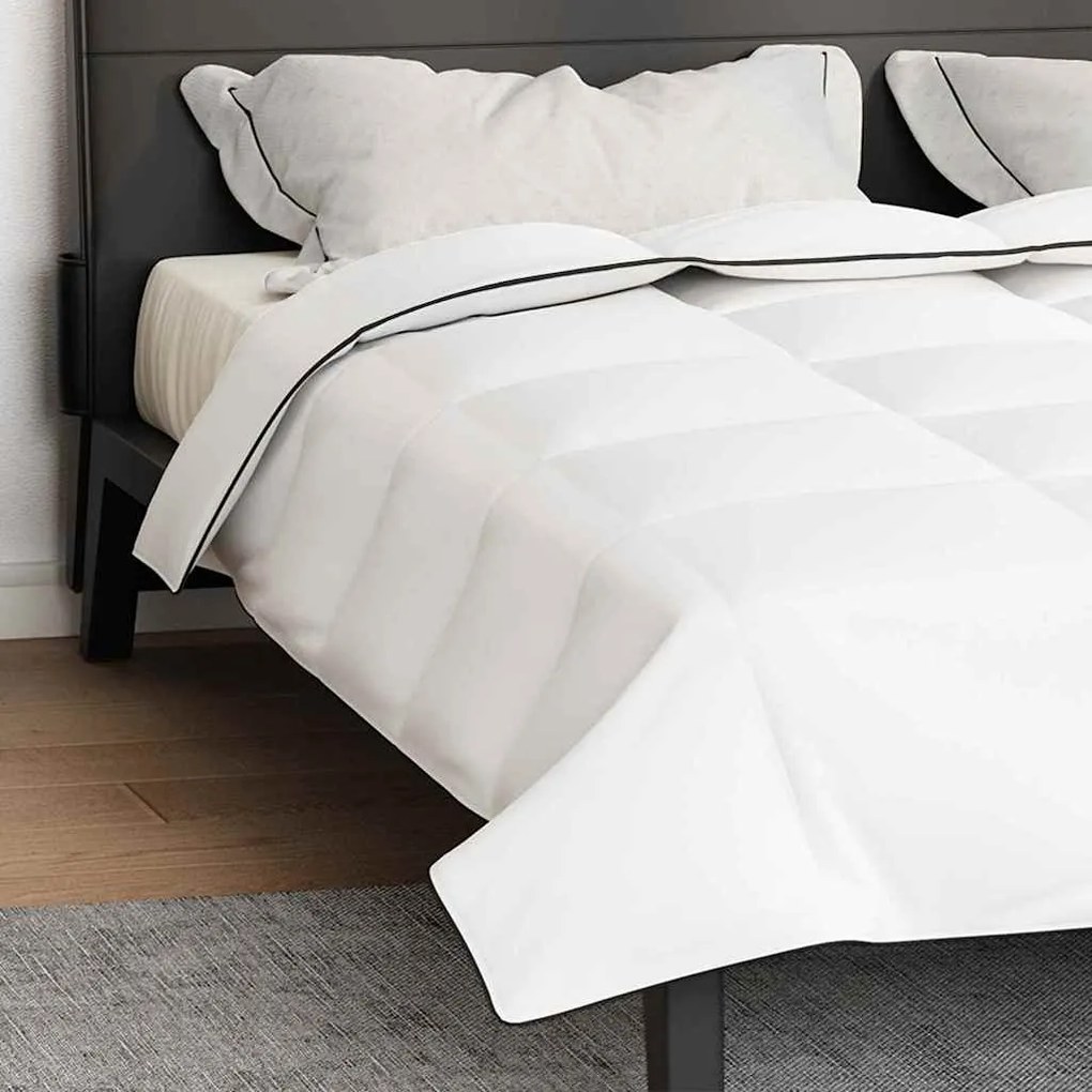 vidaXL Χειμερινό Παπλωματοθήκη Άλλο Λευκό 200 x 240 cm Πούπουλο