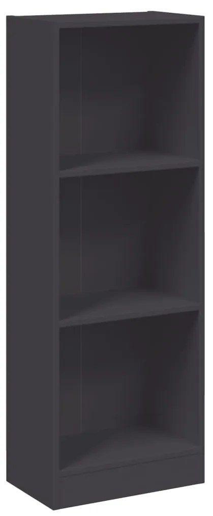 vidaXL Βιβλιοθήκη με 3 Ράφια Λευκή 40x24x109 εκ. Επεξεργασμένο Ξύλο
