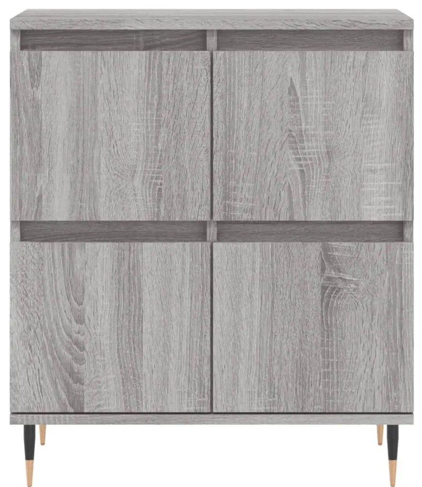 vidaXL Ντουλάπι Γκρι Sonoma 60x35x70 εκ. από Επεξεργασμένο Ξύλο