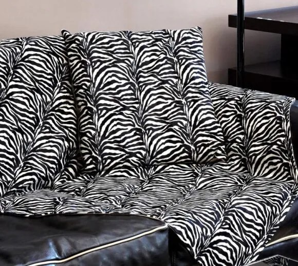 Makis Tselios Home Μονοθέσιο Ριχτάρι Zebra 135x135cm