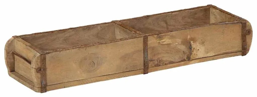 vidaXL Δίσκος με αποθήκευση Καφέ 60.5 x 15 x 9 εκ