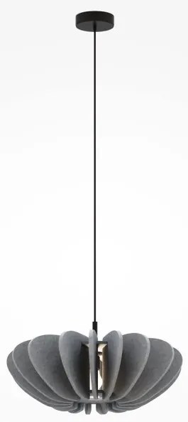 Κρεμαστό Φωτιστικό Οροφής 1xE27 Γκρι Φ58cm Cambio MOD398PL-01GR1 Maytoni-MOD398PL-01GR1-Γκρι MOD398PL-01GR1