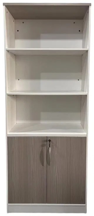Βιβλιοθήκη γραφείου Armadi σε Sonoma - Λευκό 80x40x200εκ 80x40x200 εκ.