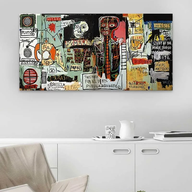 Πίνακας σε καμβά &quot;Notary&quot; Megapap ψηφιακής εκτύπωσης 80x40x3εκ.