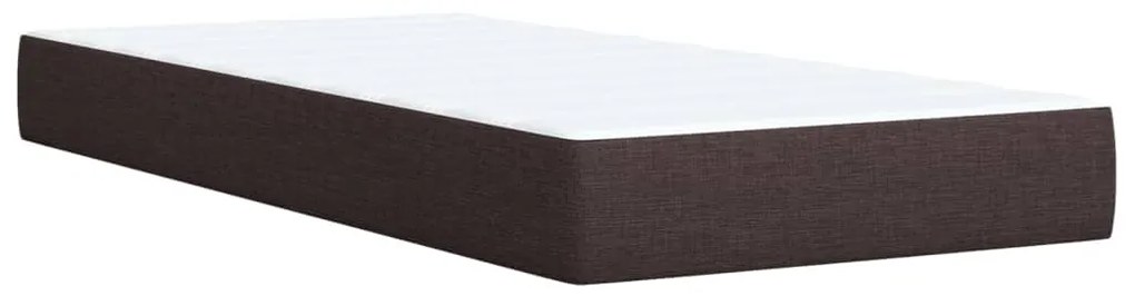 ΚΡΕΒΑΤΙ BOXSPRING ΜΕ ΣΤΡΩΜΑ ΣΚΟΥΡΟ ΚΑΦΕ 80X200 ΕΚ. ΥΦΑΣΜΑΤΙΝΟ 3289205