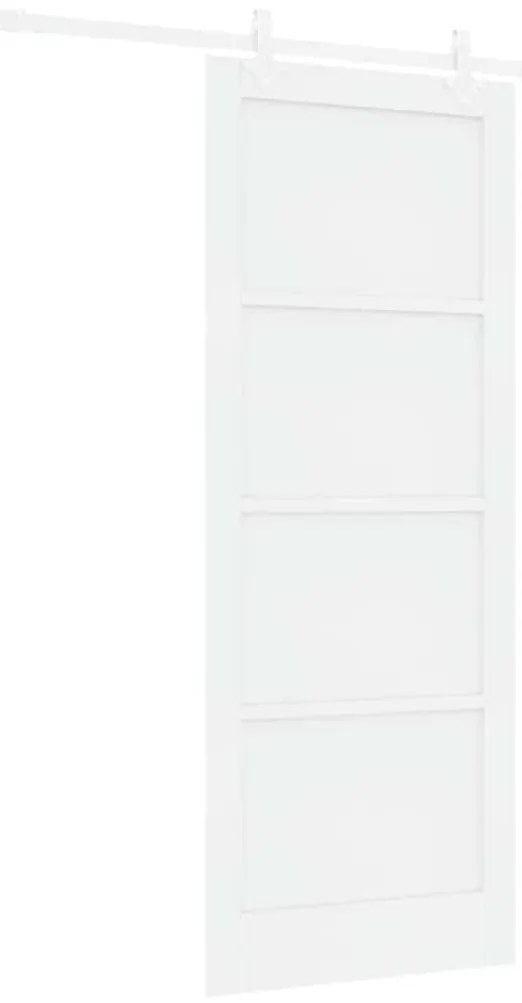 vidaXL Συρόμενη Πόρτα Λευκό 83 x 211 εκ.