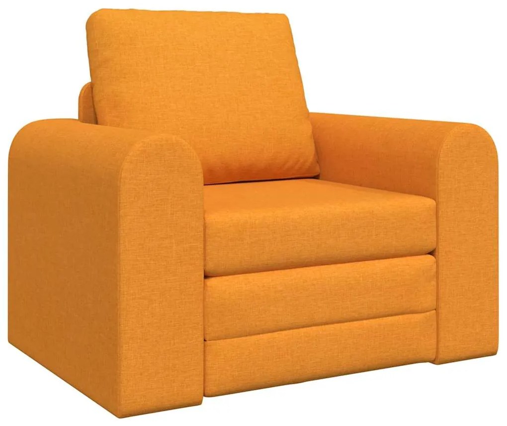 vidaXL Κρεβάτι καναπές Σκούρο κίτρινο 98 x 71 x 83 εκ. ύφασμα