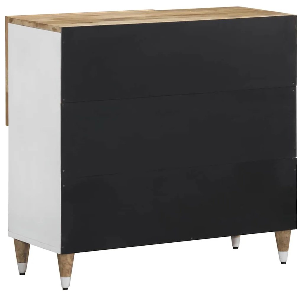 vidaXL Sideboard 80x33,5x75 cm μασίφ ξύλο Mango