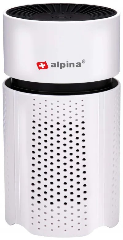 Καθαριστής αέρα Alpina, 1.5W, Έως 6m2, 6 m3/h, HEPA 13, Ιονιστής, USB A, Λευκό