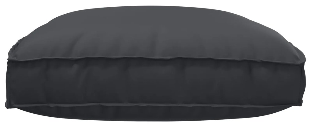 vidaXL μαξιλάρι παλετών  για κάθισμα Μαύρο 120x80x12 εκ. ύφασμα οξφόρδη
