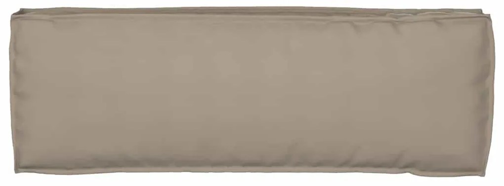 vidaXL Μαξιλάρι παλέτας για πάγκο Taupe 120 x 40 x 8 εκ Ύφασμα Oxford