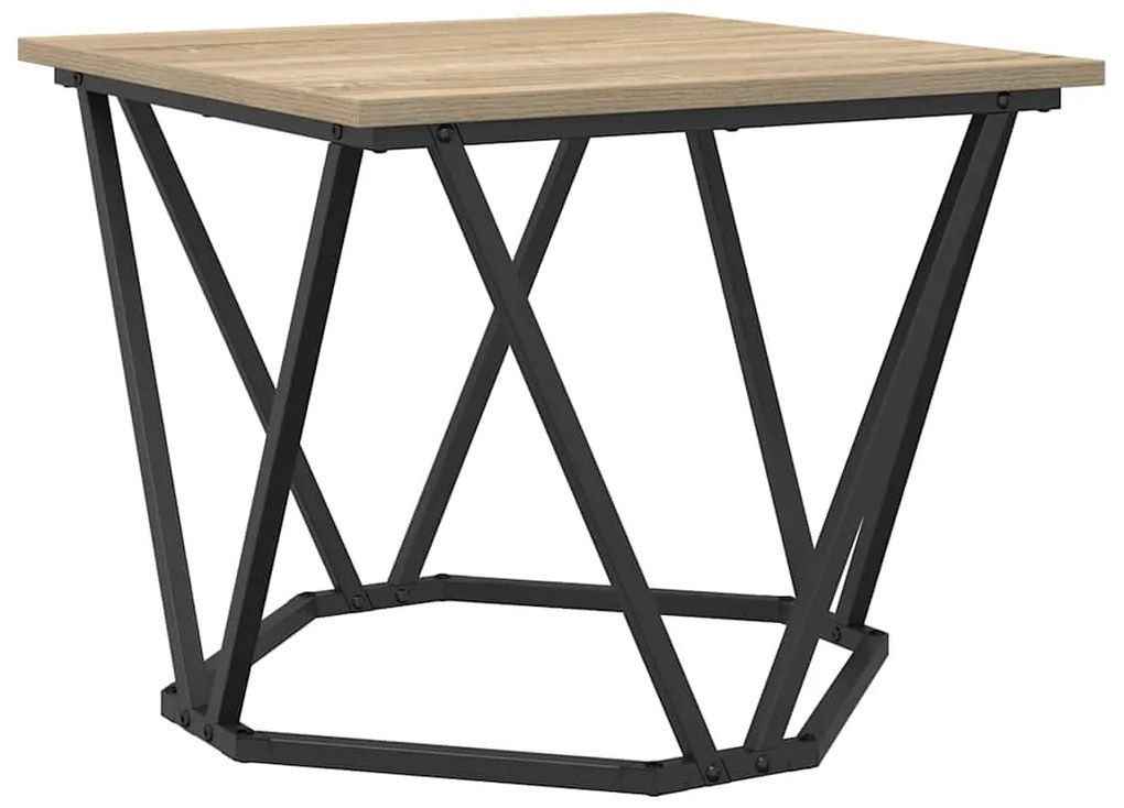 vidaXL Σετ βοηθητικά τραπεζάκια 2 pcs Sonoma Δρυς 50 x 50 x 40 cm