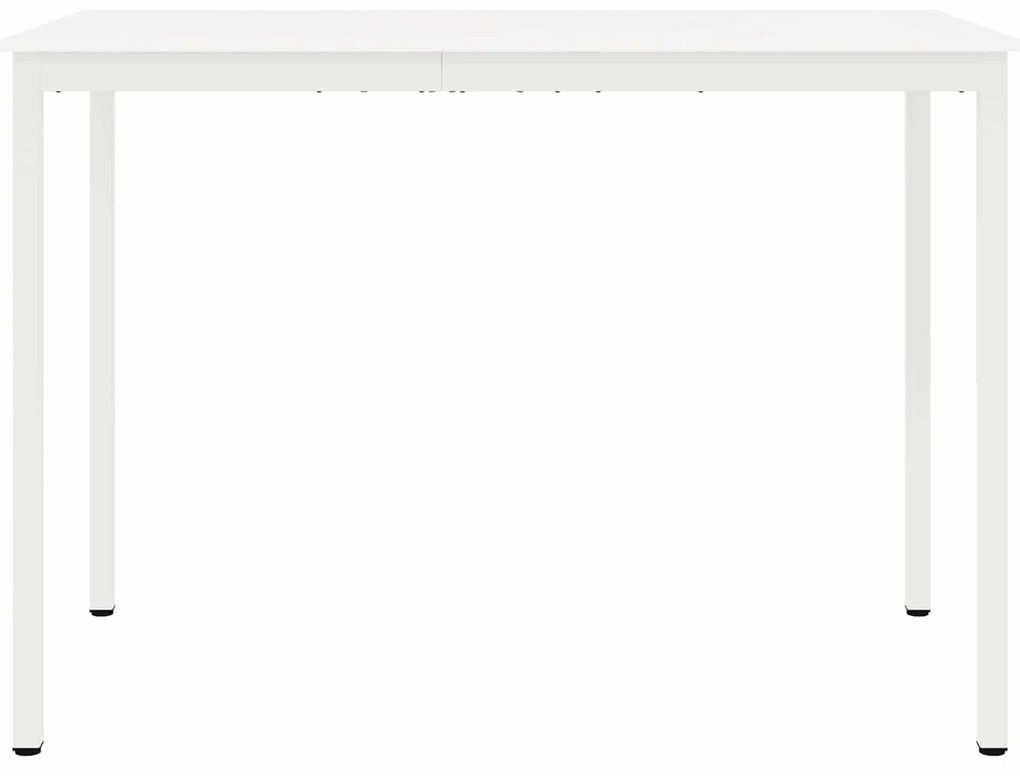 vidaXL Τραπέζι μπαρ Λευκό 110 x 55 x 105 εκ. Στερεά ξυλεία πεύκου