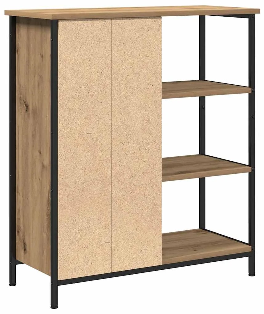vidaXL Πλαϊνό γραφείο Artisan Oak 70 x 30 x 80 εκ.