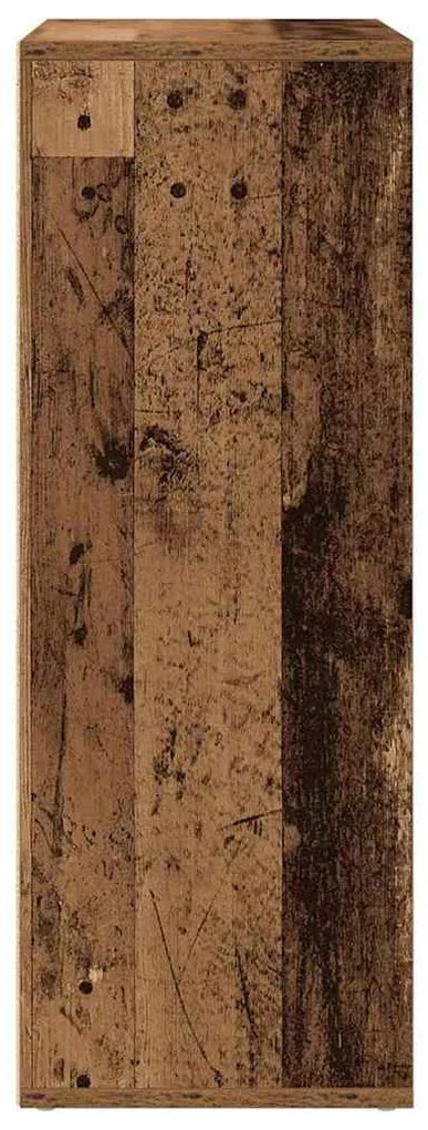 vidaXL Πλαϊνό γραφείο Παλιό ξύλο 60 x 31 x 84 εκ. Επεξεργασμένο ξύλο