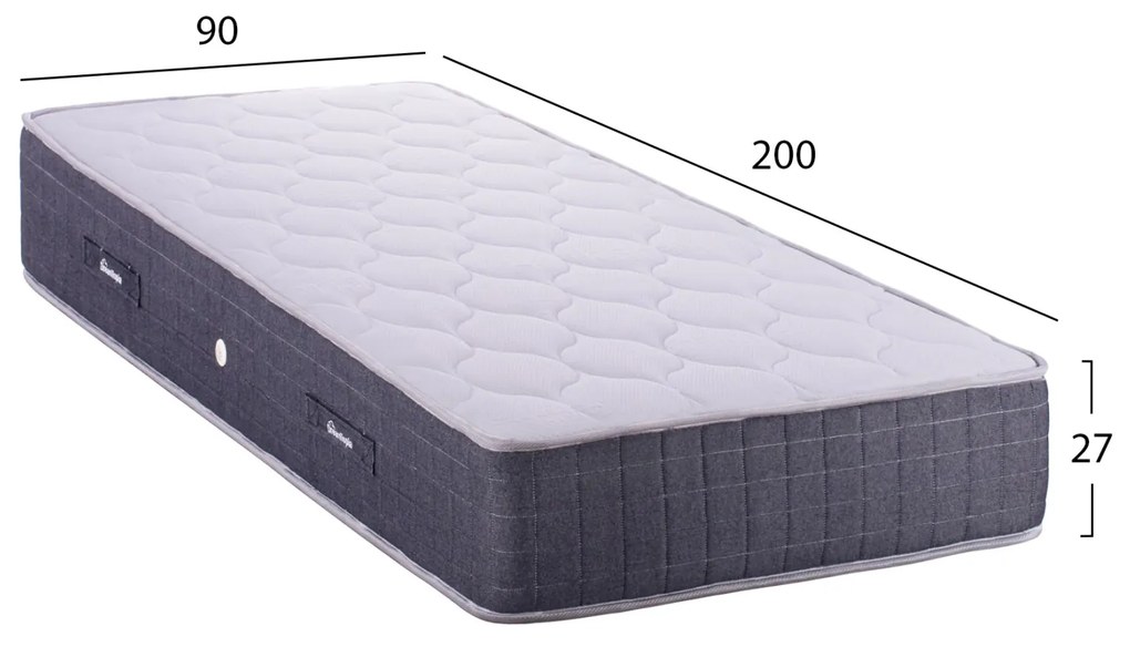 ΣΤΡΩΜΑ DREAMTOPIA CLOUD9 HM656.90-200 BONNELL SPRING 90x200 εκ. (1 Τεμμάχια)