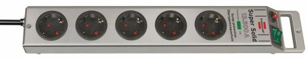 Πολύπριζο για Πρίζες 5 Θέσεων με Διακόπτη Brennenstuhl Super-Solid 3600 W (2,5 m)