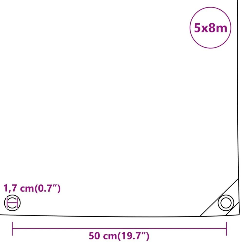 Μουσαμάς Μαύρο 5 x 8 μ. 650 γρ./μ² 156081