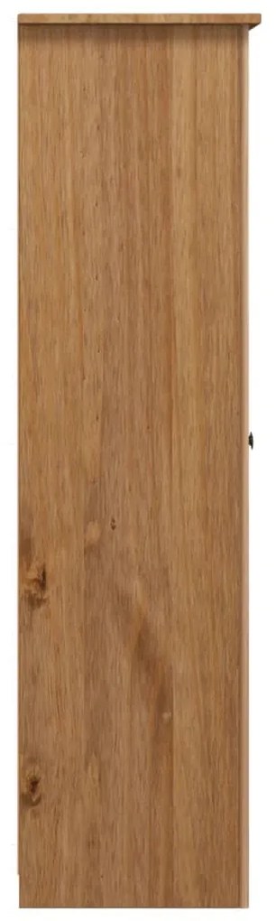 vidaXL Ντουλάπα Τρίφυλλη 118 x 50 x 171,5 εκ. Ξύλο Πεύκου Σειρά Panama