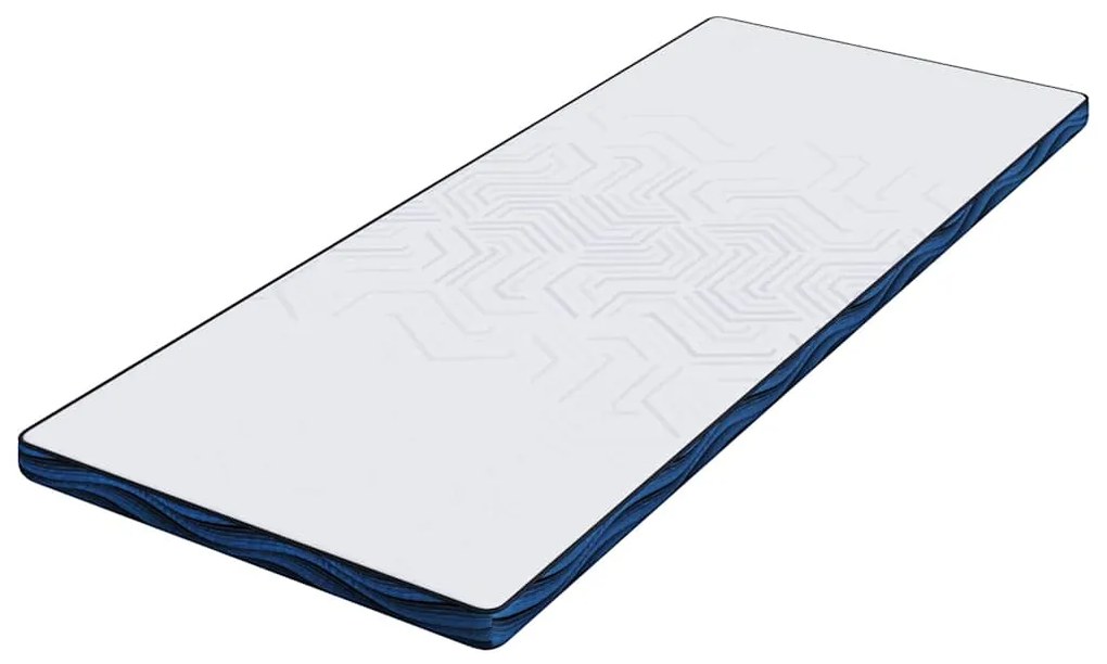 vidaXL Στρώμα επικάλυψης Λευκό 70 x 200 cm Υφασμα Jacquard