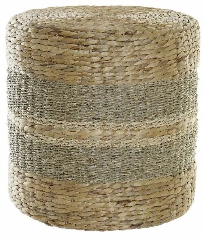 Υποπόδια DKD Home Decor Πολύχρωμο Φυσικό Αλουμίνιο Boho 42 x 42 x 40 cm