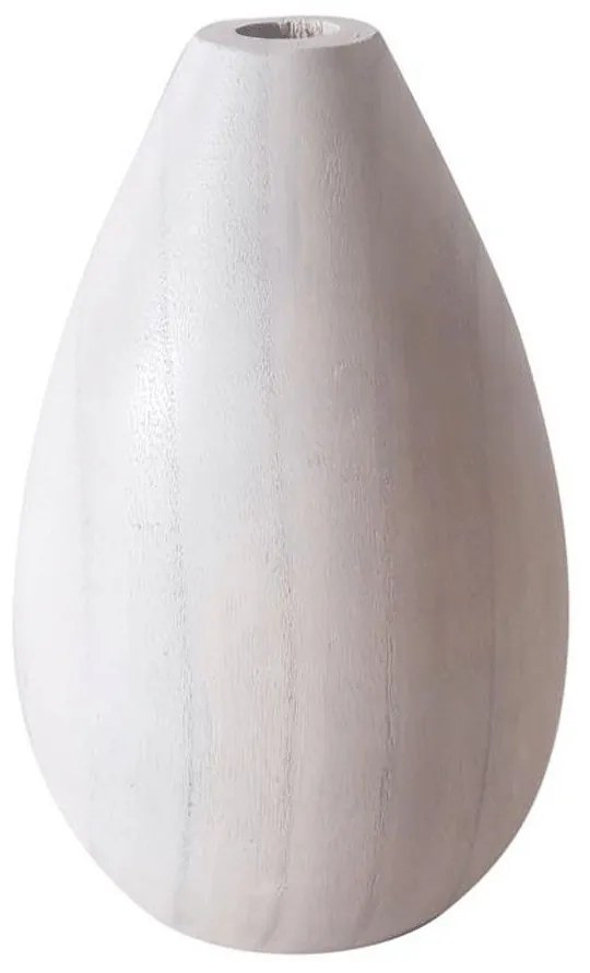 Βάζο Mango 00.07.75556 Φ14x23cm White Ξύλο