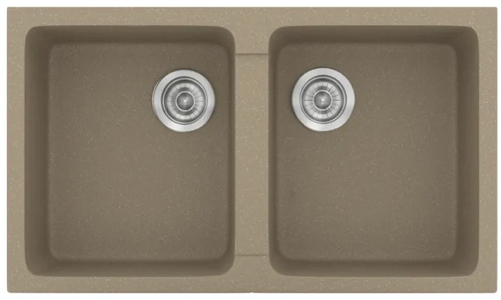 Sanitec Classic 334 Granite Taupe Ένθετος Νεροχύτης