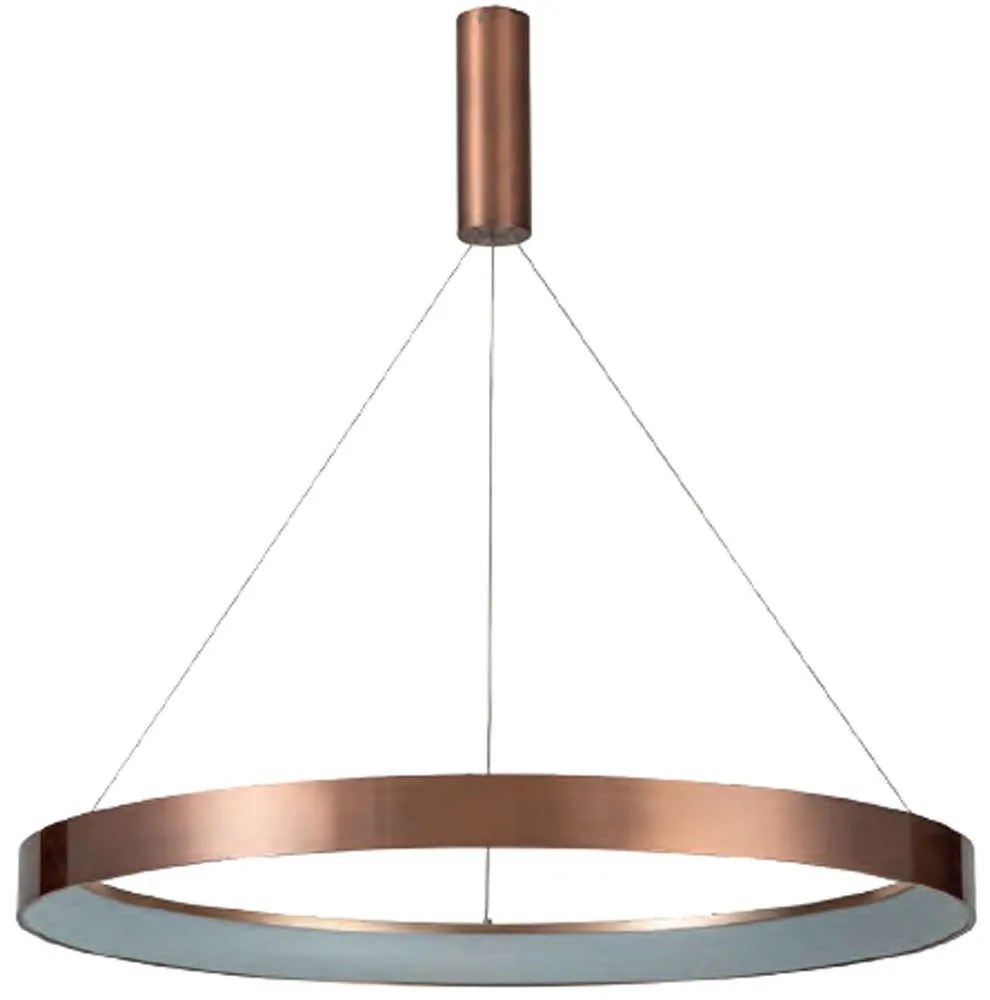 Φωτιστικό Οροφής 77-8151 Led 80cm Amaya Copper Homelighting Aluminum,Acrylic