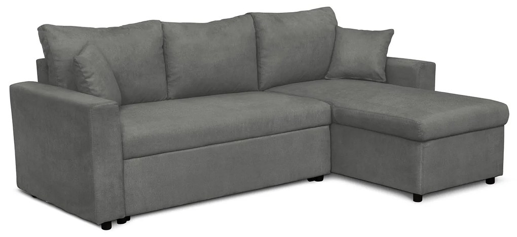 Καναπές Γωνιακός Αναστρέψιμος ULUA Γκρι 225x148x81cm