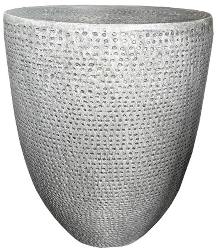 AFRICA SIDE TABLE ΓΚΡΙ 36x36xH45cm - 04-1215