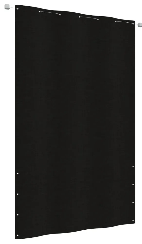 vidaXL Διαχωριστικό Βεράντας Μαύρο 140 x 240 εκ. Ύφασμα Oxford