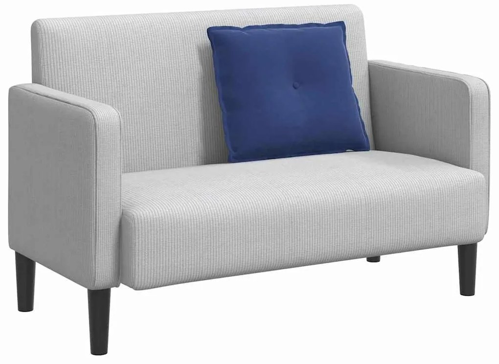 vidaXL Μαξιλάρι Πλάτης Μπλε Αστυνομίας 60 x 50 cm Υφασμάτινο Κορντουρά