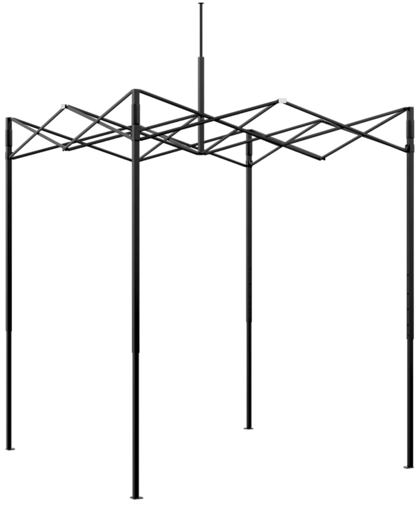 vidaXL Θερμοκήπιο με στέγη Πράσινο 200 x 200 x 300 εκ Ατσάλι