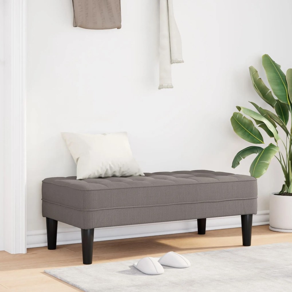 vidaXL Παγκάκι Ταμπά 113x57x39 εκ. Ύφασμα