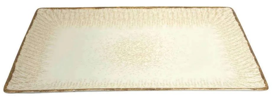 Πιατέλα Σερβιρίσματος Ορθογώνια Premium Desert 8256-10 31x21cm Beige Ankor Πορσελάνη