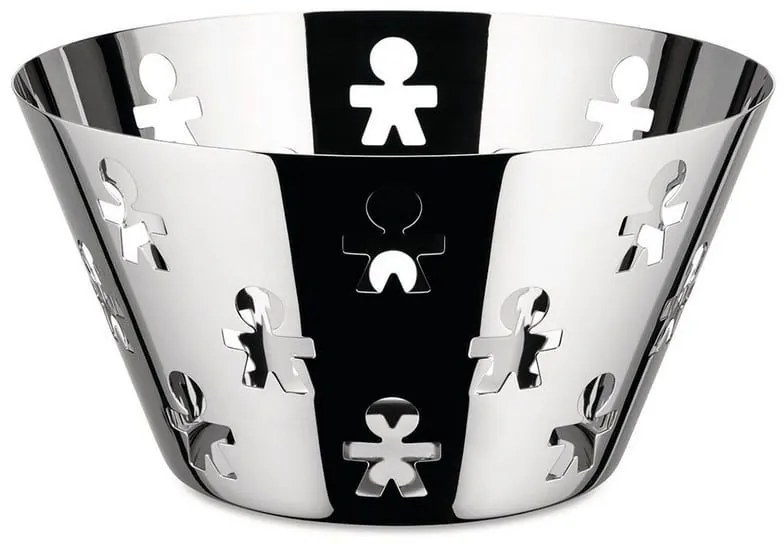 Φρουτιέρα Girotondo AKK05 Φ23x12,2cm Από Ανοξείδωτο Ατσάλι Silver Alessi Stainless Steel