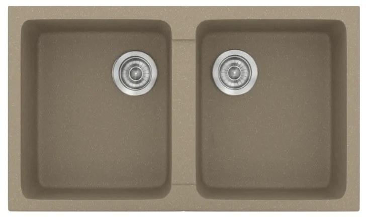 Sanitec Classic 334 Granite Taupe Ένθετος Νεροχύτης