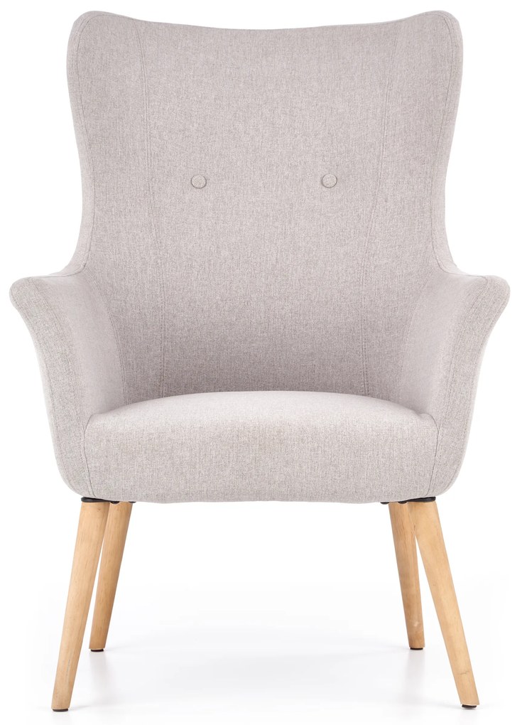 COTTO leisure chair, color: light grey DIOMMI V-CH-COTTO-FOT-J.POPIEL