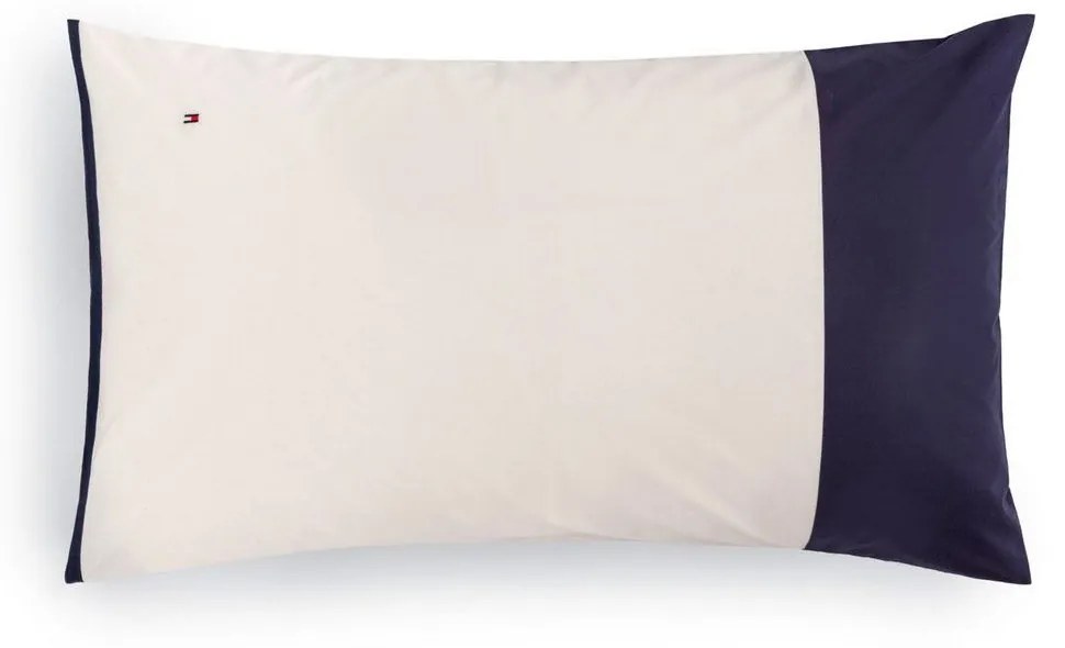Μαξιλαροθήκη Tailor 220050 Navy Tommy Hilfiger 50X80 100% Cotton Percale