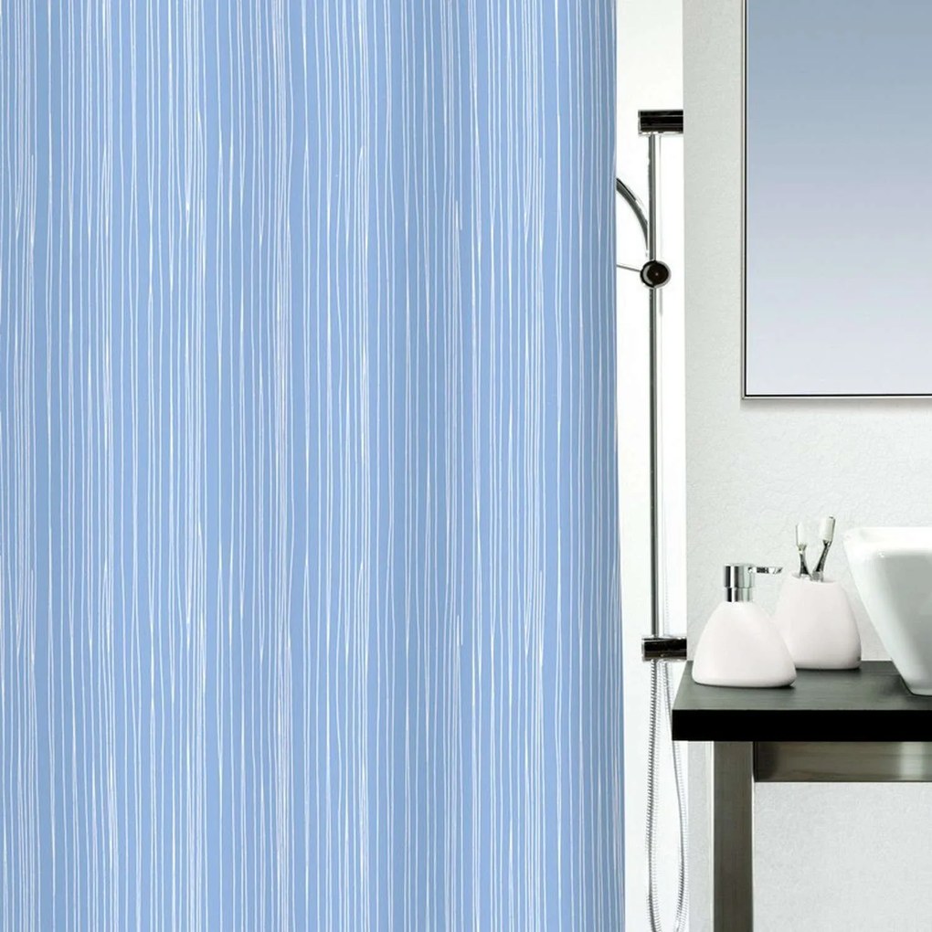 Κουρτίνα Μπάνιου Raya 02155.003 Ciel Spirella 180Πx200Υ 180x200cm Πολυέστερ