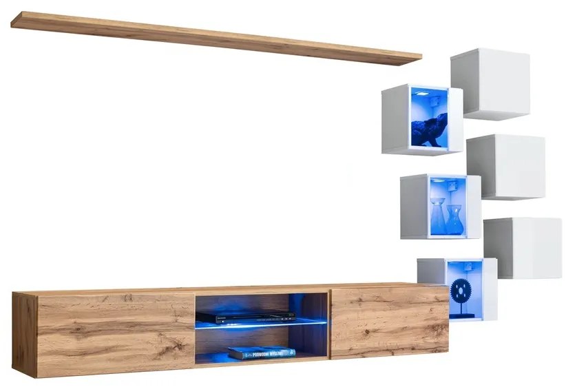 Swap XXI Σύνθεση Καφέ δρυς 260x160x40