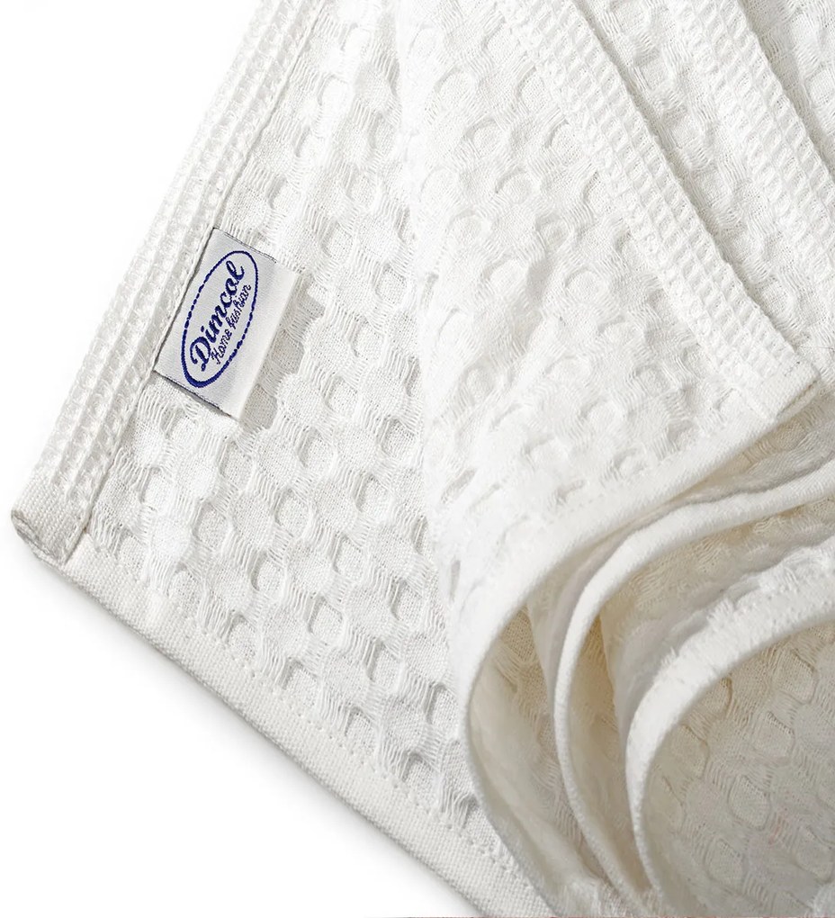 Ποτηρόπανο Πικέ Dimcol Solid Λευκό