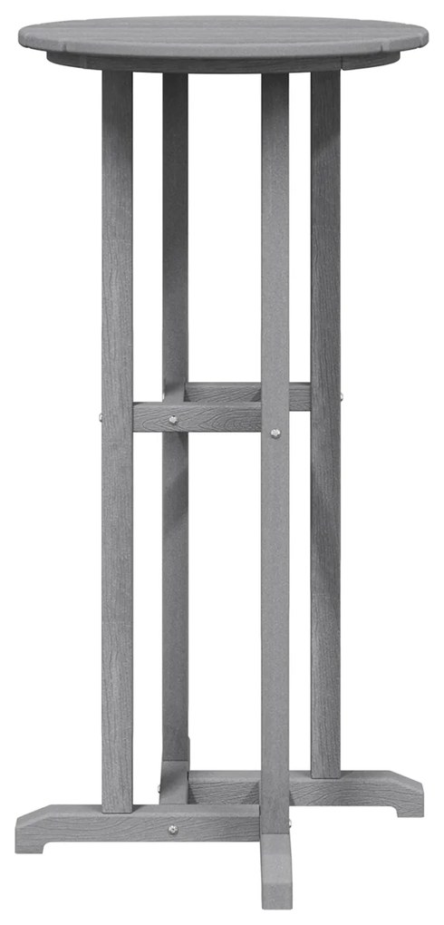 vidaXL Bar Table Ανοιχτό Γκρι 55x55x107 εκ. HDPE
