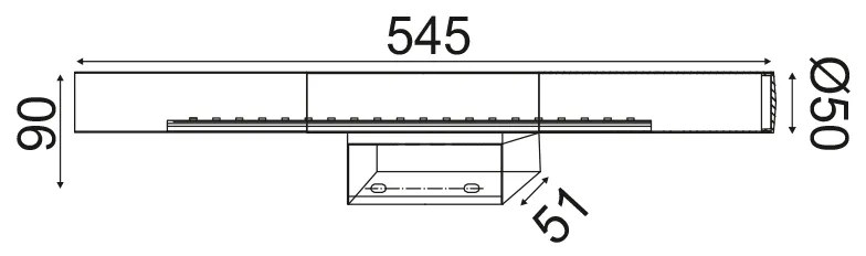 ΕΠΙΤΟΙΧΟΦ/ΣLEDSMD13W3000K980LMIP44TINKIΑΚΡΥΛ.+ΜΕΤ/ΚΟ55Χ5,1Χ9CMTINKI - 1.5W - 20W - TNK7518013W